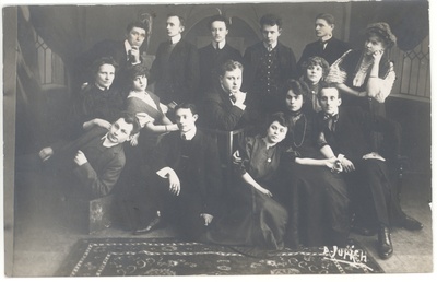Paul Pinna etc. "Estonia" actors in the 20th century. At first  duplicate photo