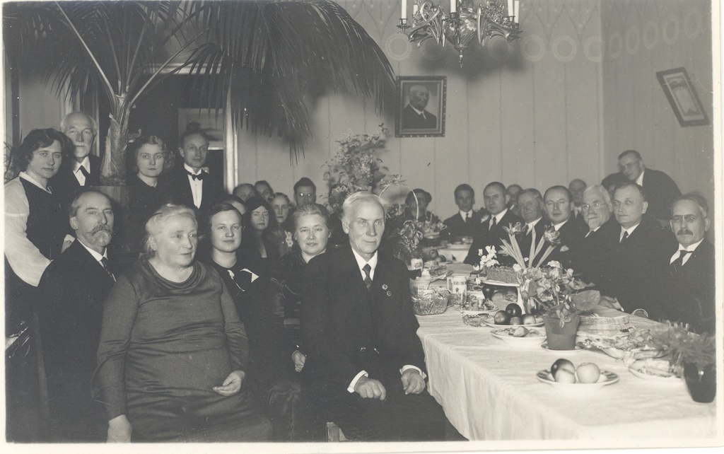 Aleksander Late's birthday meeting 12. I 1935. a.
