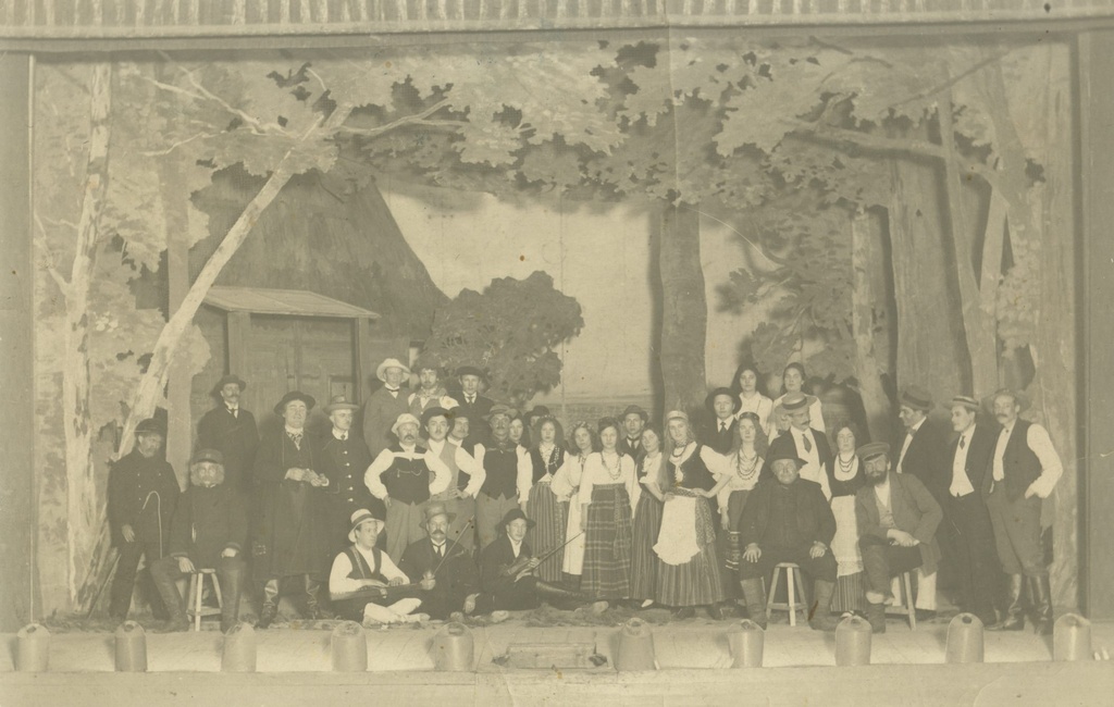 A. Kitzbergi - J. Simmi singing game "Shooting in Vanemuise" 1915 m. II v.