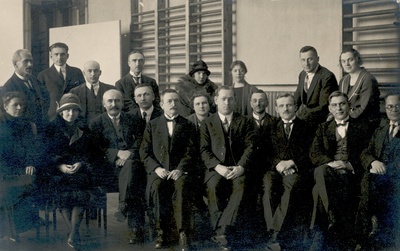 Ernst Enno Haapsalu seminar (from left fifth)  duplicate photo