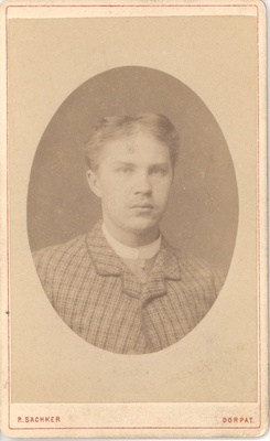 Vilde, Eduard at the beginning of the 1880s  duplicate photo