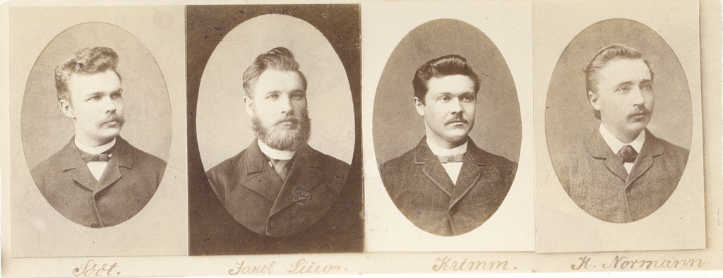 K. e. Sööt, Jakob Liiv, K. Krimm, K. Normann