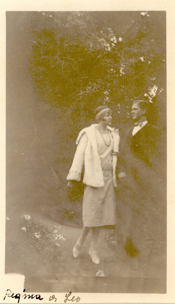 Regina and Leo Saal. Andres Sala children in California