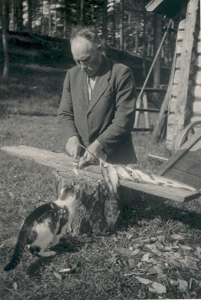 Jakob Mändmets as a fisherman