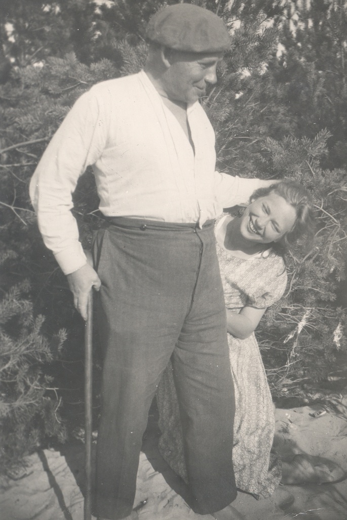 Jakob Mändmets with daughter Juta
