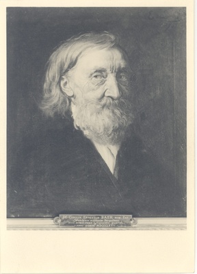 Baer, Carl Ernst v. e.V Liphardt painting in 1875  duplicate photo