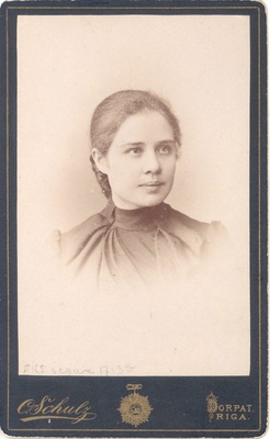 Wound, Anna (1864 \x96 1957), poet.  duplicate photo