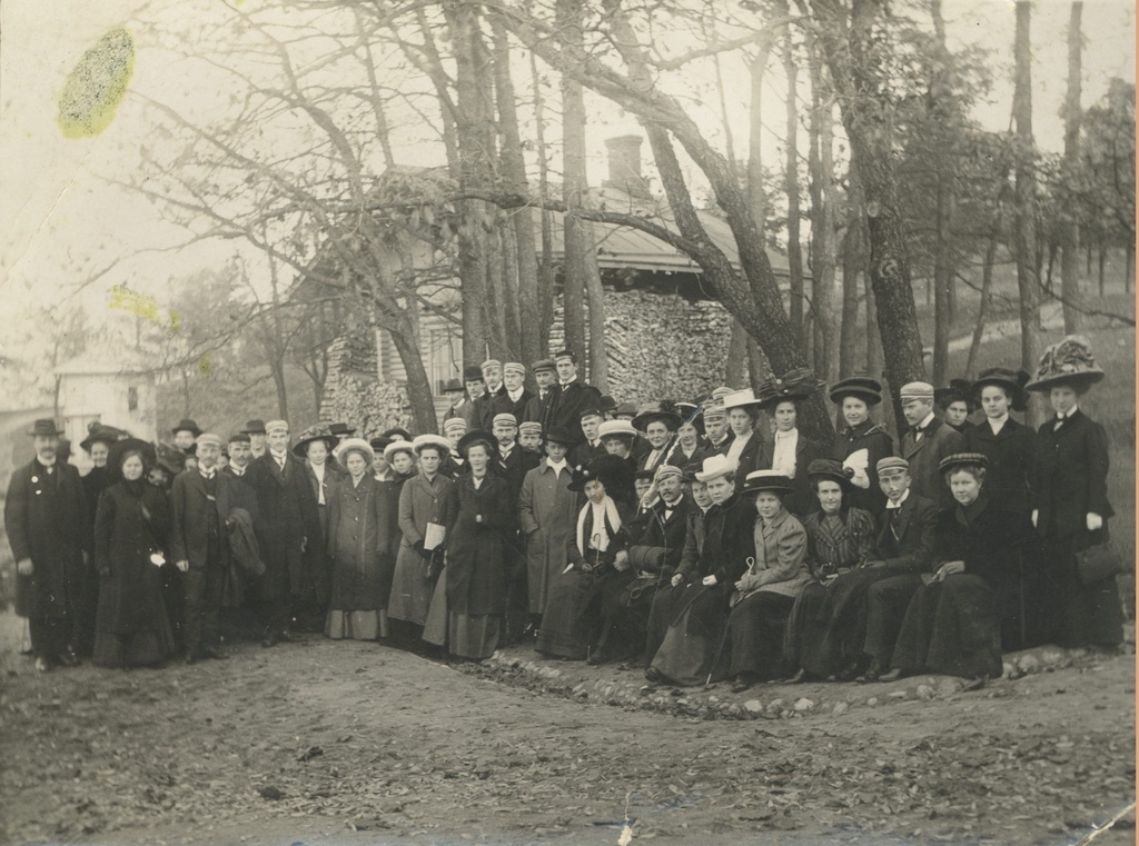 "Sakala" card. On a trip to Finland in the autumn of 1909 on the "Helking Island" (near Helsing).