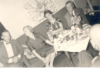 Ivar Ivask, Marie Under, Astrid Ivask and Johannes Aavik  similar photo