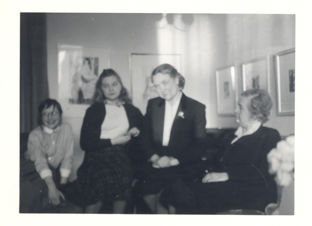 Left: Silvia Aavik, Aleksandra Aavik, Marie Under