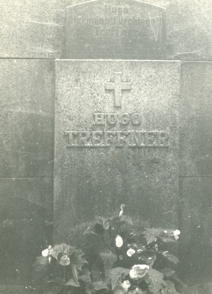 H. Treffner's grave in Tartu on the Radi cemetery