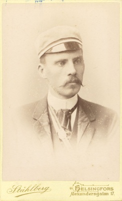 Oskar Kallas as a student  duplicate photo