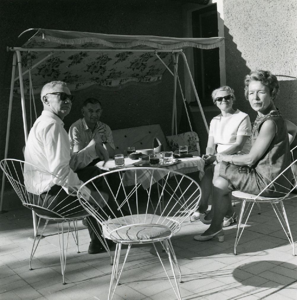 Karl Ristikivi, Arvi Moor, Helmi Eller, Liidia Mägi