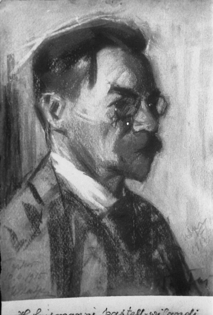 A. Laikmaa. August Kitzberg (pastell-visor, 1915)