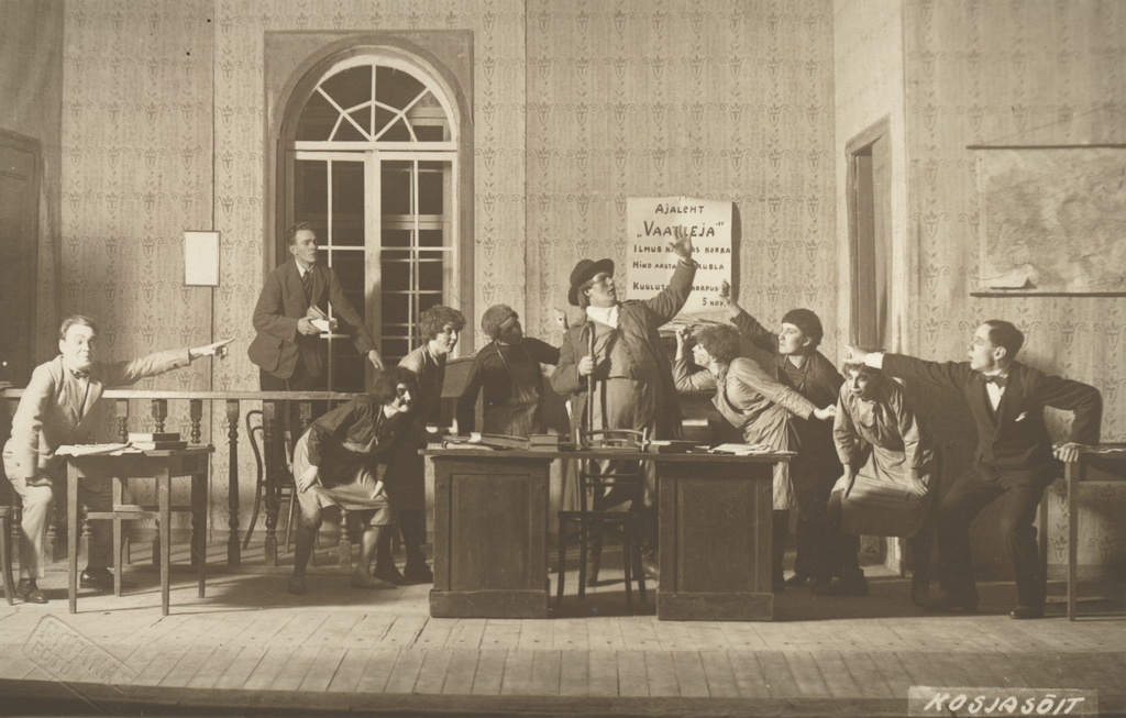 A. Kitzberg's "Shopping trip" "Estonia"