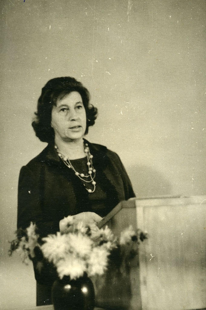 On the evening of the Estonian Soviet poetry at the Museum of Literature at Kersti Merilaas, 17 October. 1963. a