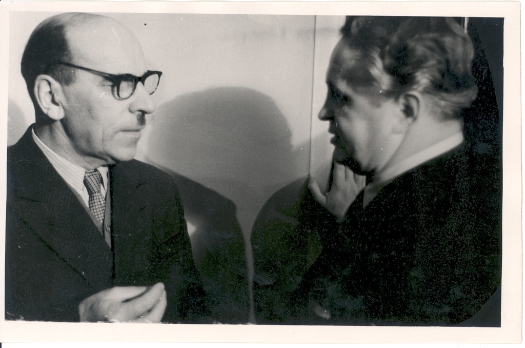 Johannes Semper (left), Egon Rannet (best)