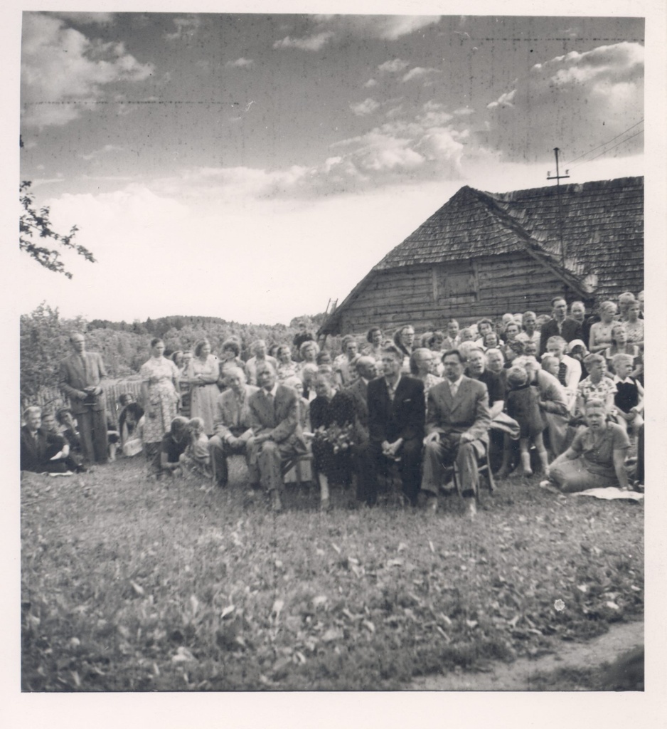 Wulff, Gustav Memory Cup opening at Nüpli-Lõhmus on June 24, 1960, view for guests