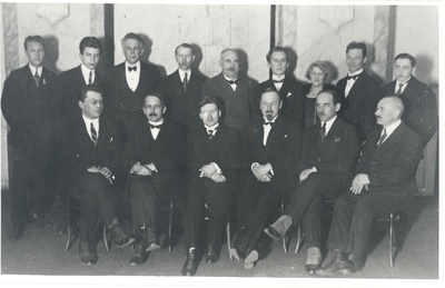 Jubilee evening of the 20th century at the University of New Estonia h. Treffner 29th November 1925  duplicate photo