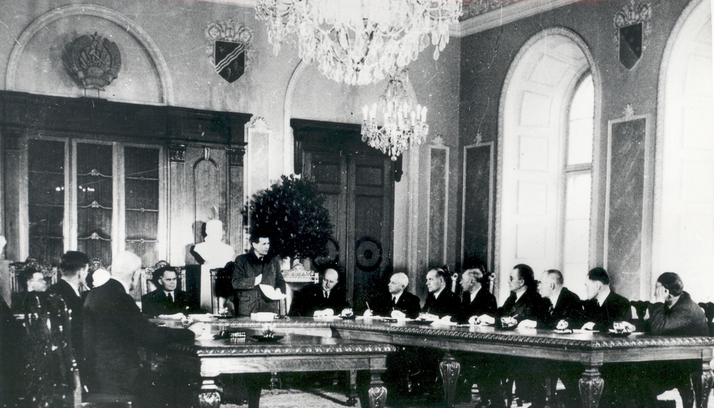 The first meeting of the Estonian Academy of Sciences on approx. 7. 1946