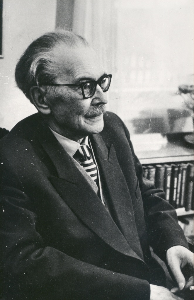 Friedebert Tuglas 1961. Origin. Photo by Armin Alla f. Tuglas House Museum