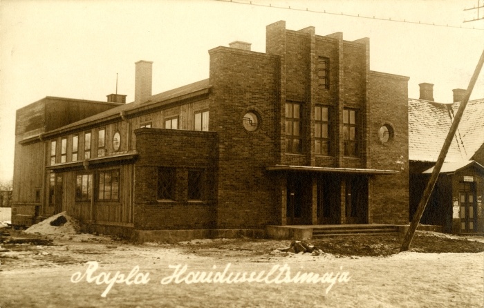 Rapla Education Society folkhouse. Arh. August Volberg Country