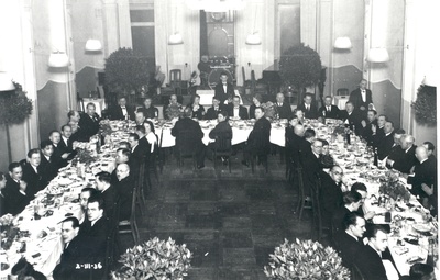 F. Tuglas's 50th jubilee banket "Blue Andrias" on March 2, 1936.  duplicate photo