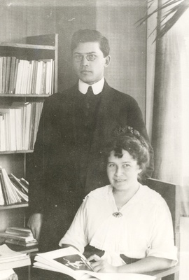 Friedebert Tuglas and Hanna-Maria Ålender Finland in 1914  similar photo