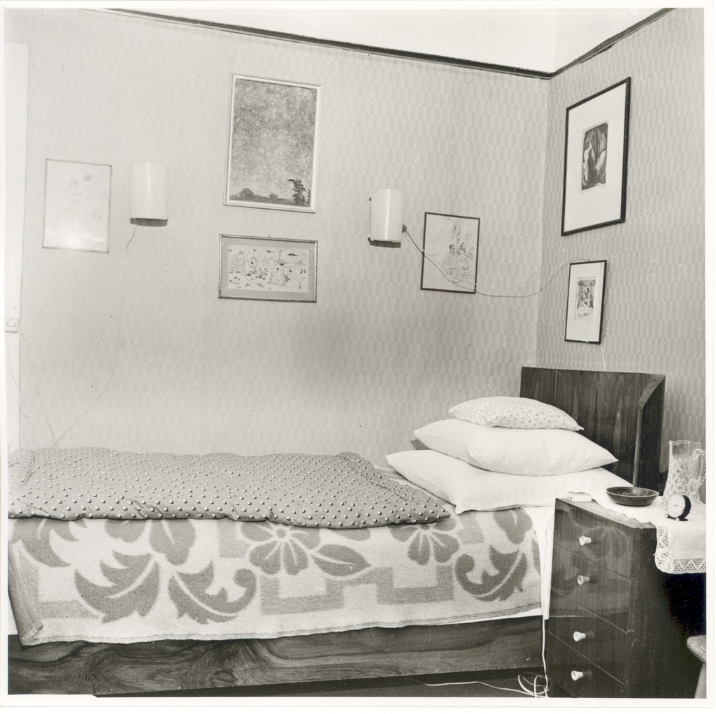 Friedebert Tuglase House Museum in Tallinn, Väikese Illimari 12. Corner of the bedroom