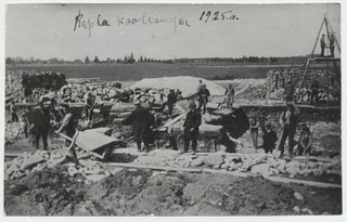 Construction of Rapla school house