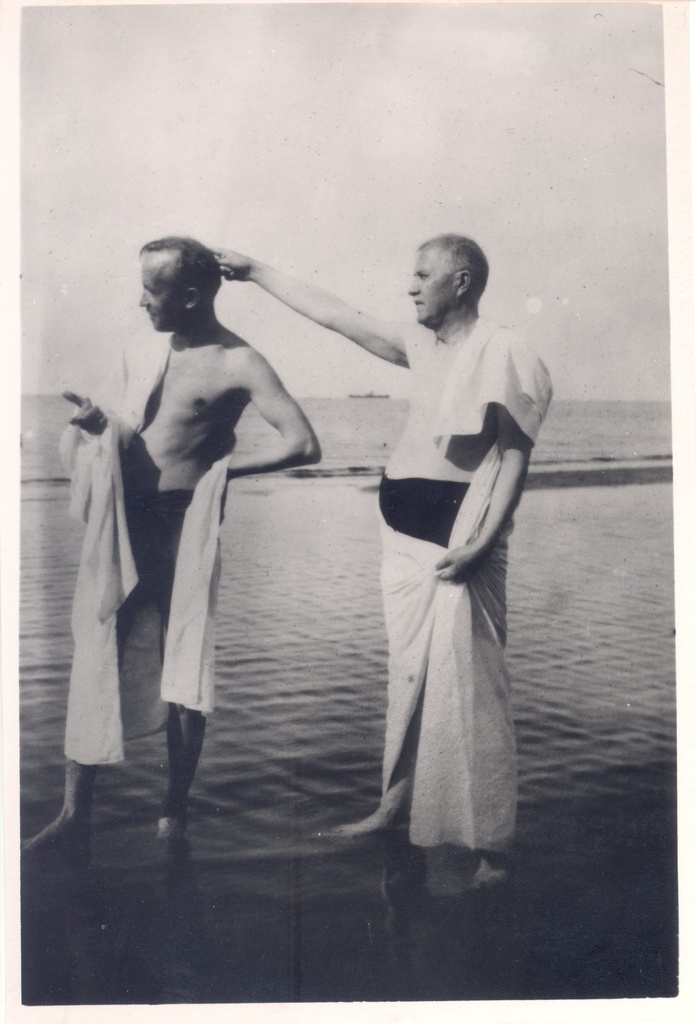 Vilde, Eduard and Karl Luts Narva-Jõesuusu in 1925.