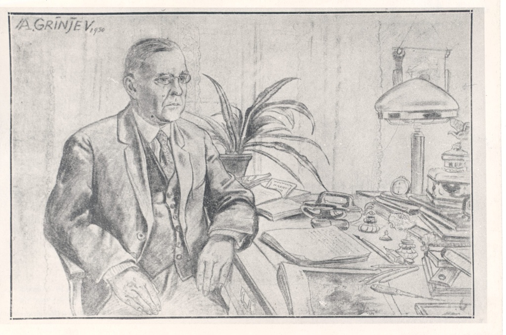 Vilde, Eduard, a. Grinev. E. Vilde's home, 1930