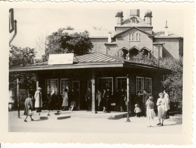 Photo, Paide bus station in 1960s a.  similar photo