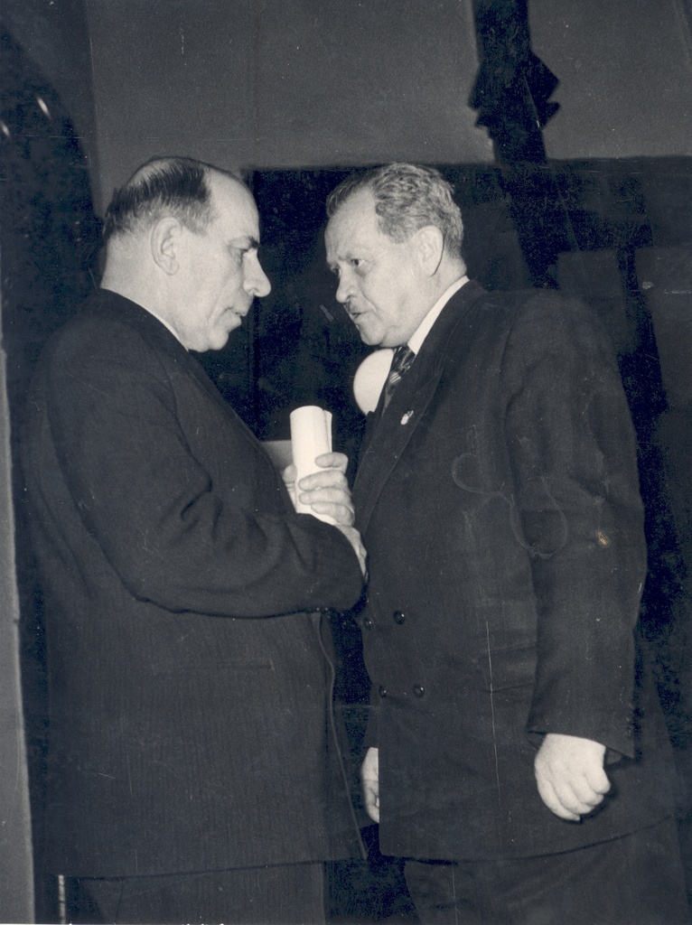 Johannes Semper and Semjon Jevgenov in Moscow