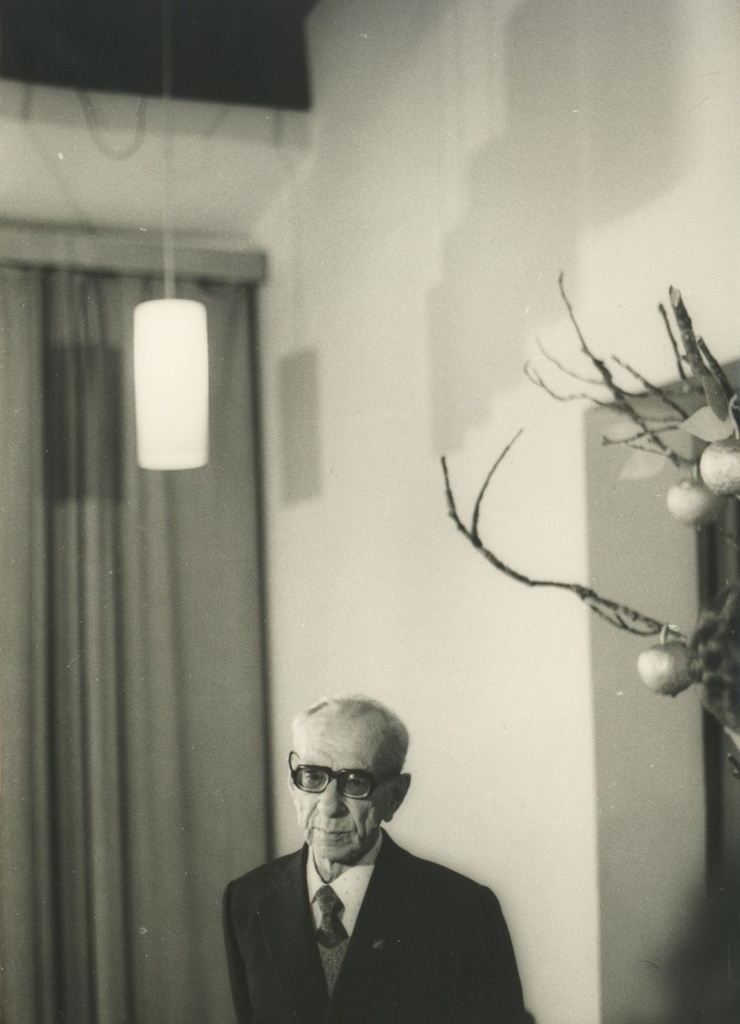Mart Raud on his 75th birthday seventh. 1978