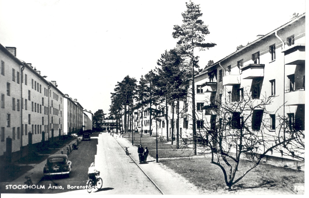 Johannes Aaviku's last residence in Stockholm on Borensvägen Street