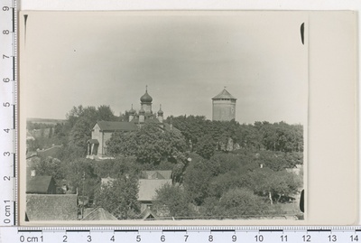 Paide Orthodox Church and yourself. Orduloss Guard Tower  duplicate photo