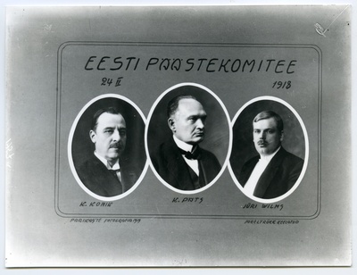 Estonian Rescue Committee 24. II 1918  duplicate photo