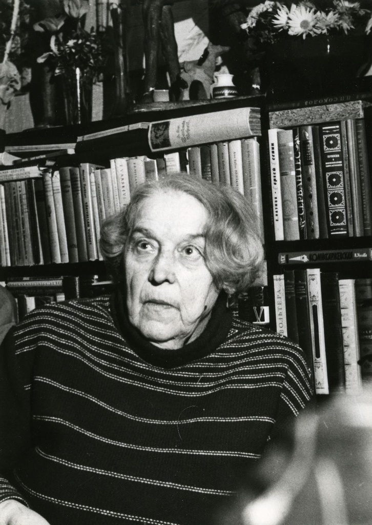 Betti Alver on his 80th anniversary on November 23, 1986.