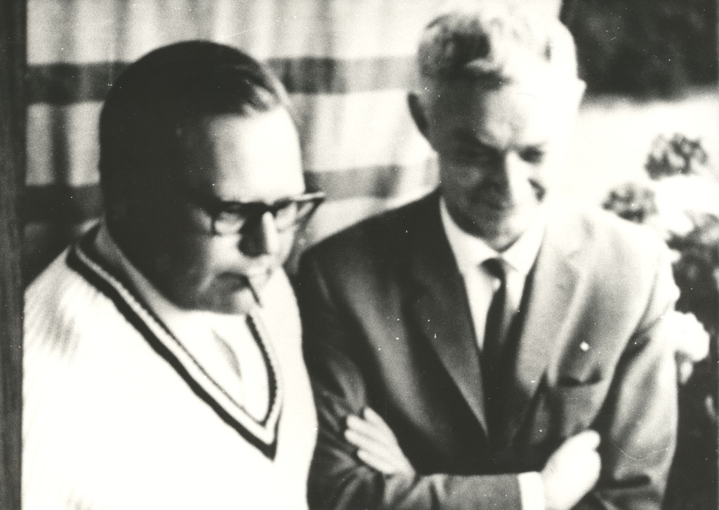 Kalju Lepik and Karl Ristikivi 8. August 1966