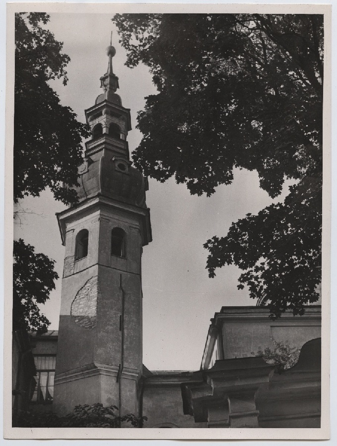 Tallinn, the church of the former Cisterts monastery, later the church of the Apostle Orthodox, the clock.