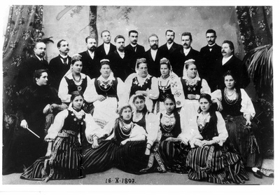 Härma, Miina mixed cream in 1897.  duplicate photo