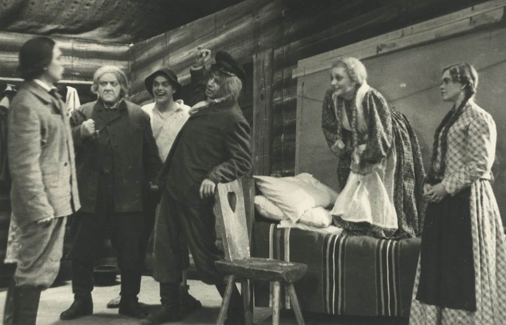 A. Kitzberg "Punga-Mart and Uba-Kaarel" "Endlas" 1954/55. A.