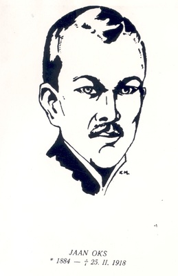 K. Mägi. Jaan Oksa portrait (Figure)  duplicate photo