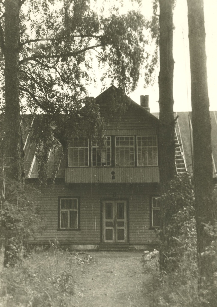 Jaan Kärner's residence in Elva e. Vilde (end. Quiet tn 4) 1965.