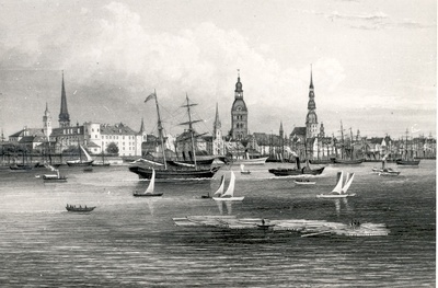 Riga view, 1866  similar photo