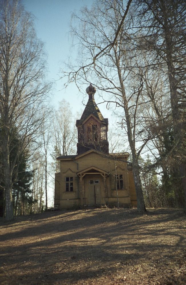 The shadow of the Orthodox Church of the Cake Prince Troitski (made in 1890)