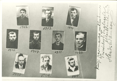 Hendrik Adamson 10 photos from 1905-1925 (with Fr. Tuglasele)  duplicate photo