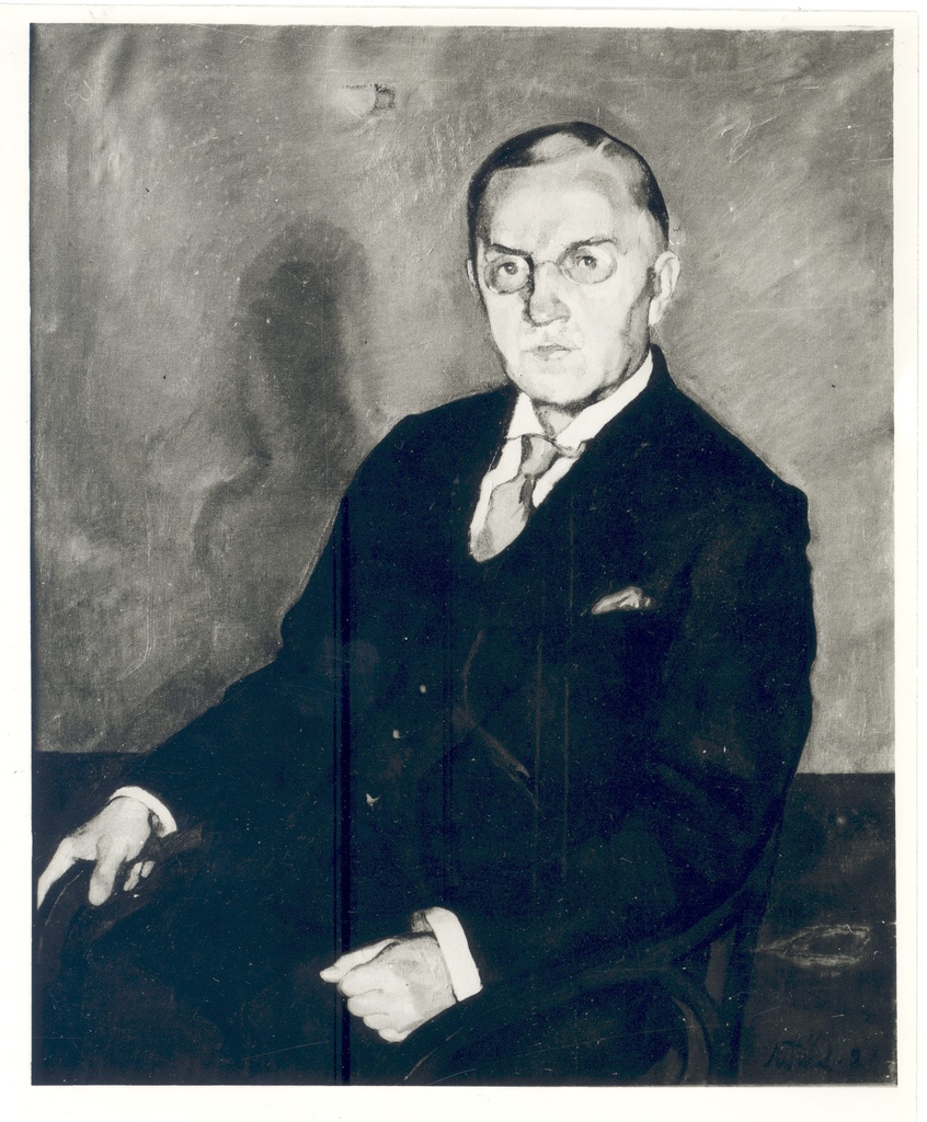 Vilde, Eduard, Nikolai Triigi oil painting, 1929