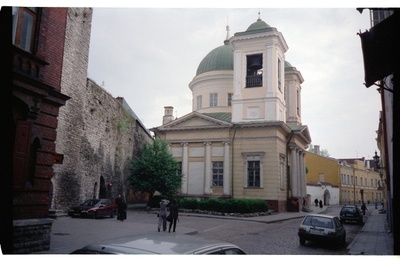 Nikolai Blessed and Imetegija Church in Tallinn on Russian Street  duplicate photo
